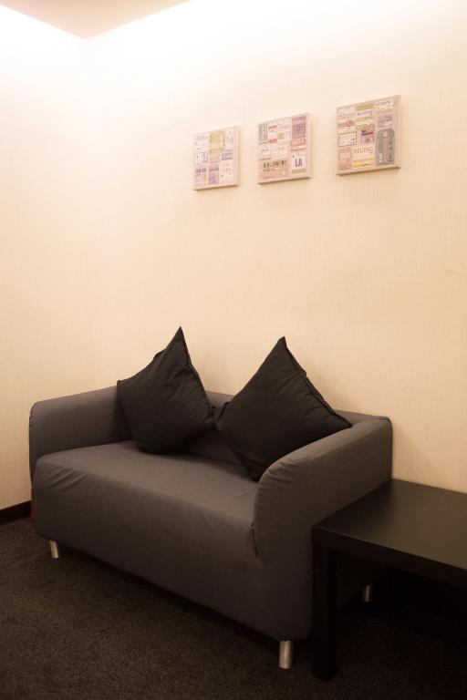 Posezení v ubytování Fun Inn Taipei Hostel