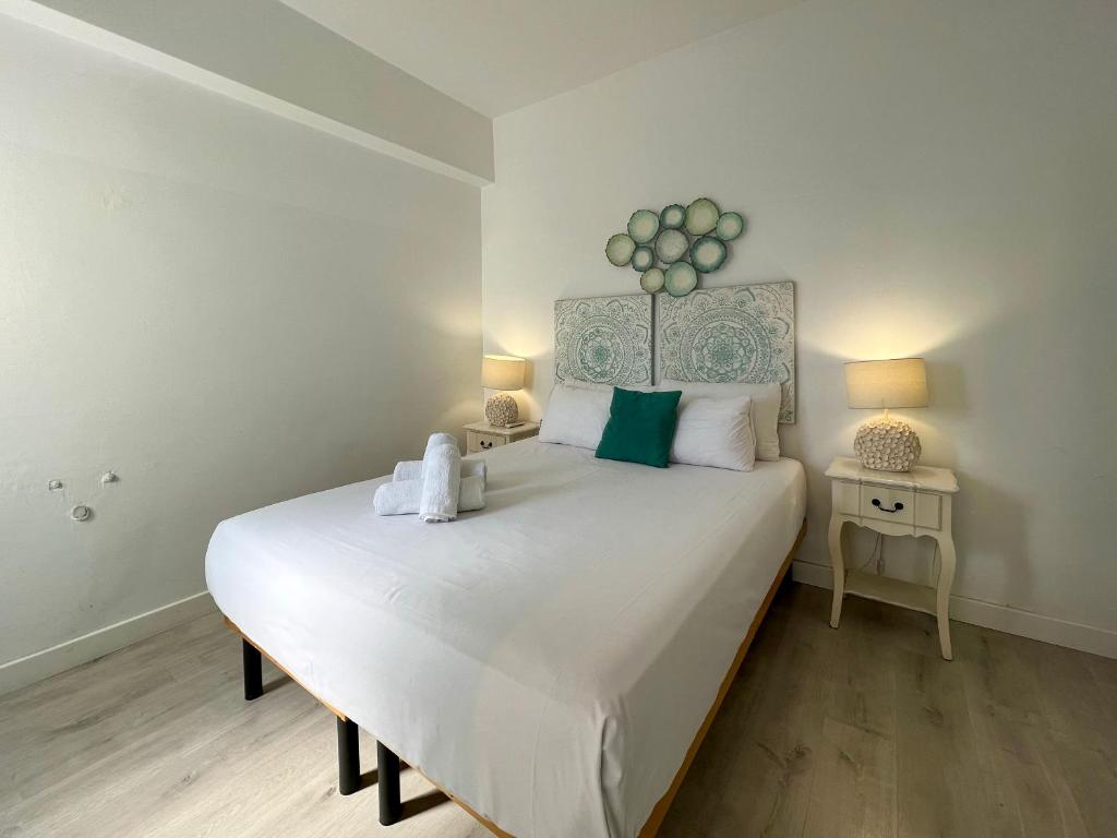 Postel nebo postele na pokoji v ubytování Stay U-nique Apartments Sèneca