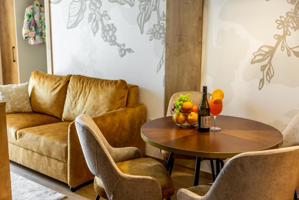Posezení v ubytování Mokka House Panzió
