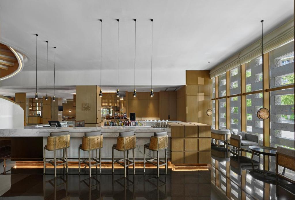 Restaurace v ubytování Angsana Zhuhai Hengqing