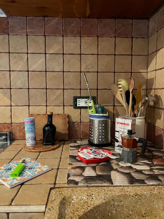 A kitchen or kitchenette at Dimora Storica San Giovanni