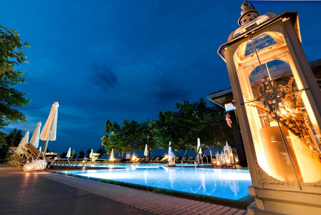 Bazén v ubytování Hotel Giannoulis nebo v jeho okolí