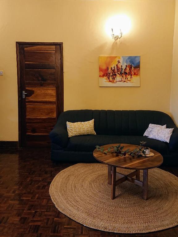 Posezení v ubytování Kiwavi Home