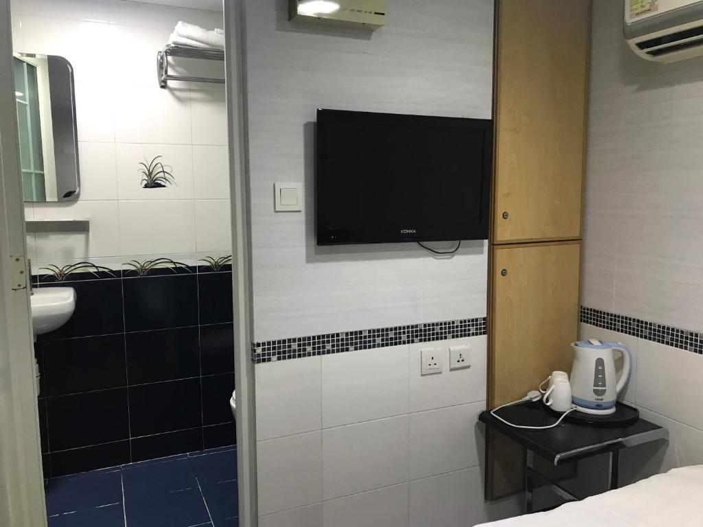 Koupelna v ubytování 香港百乐宾馆 Best Guesthouse