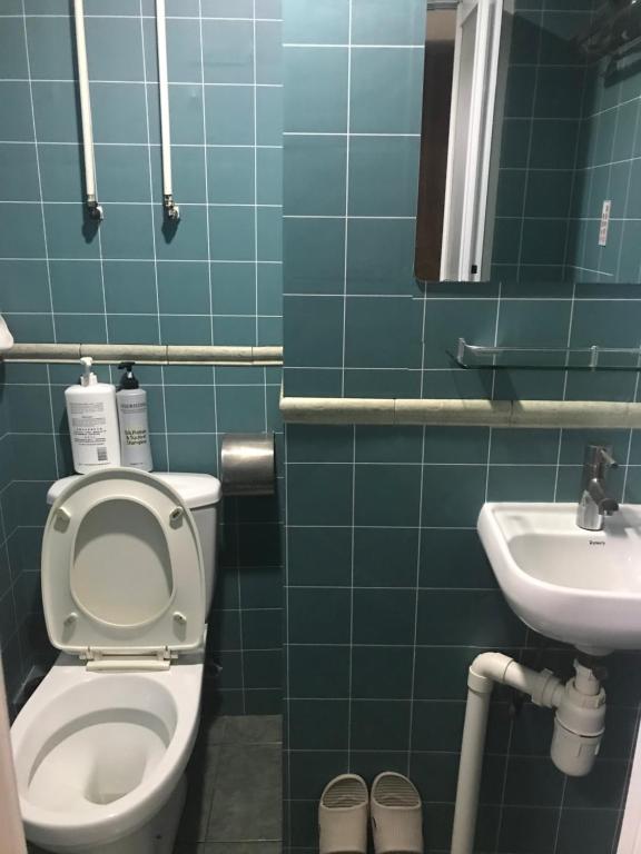 Koupelna v ubytování 香港百乐宾馆 Best Guesthouse