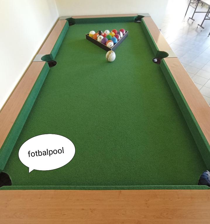 Biliár nebo kulečník v ubytování Sport - Relax Buky
