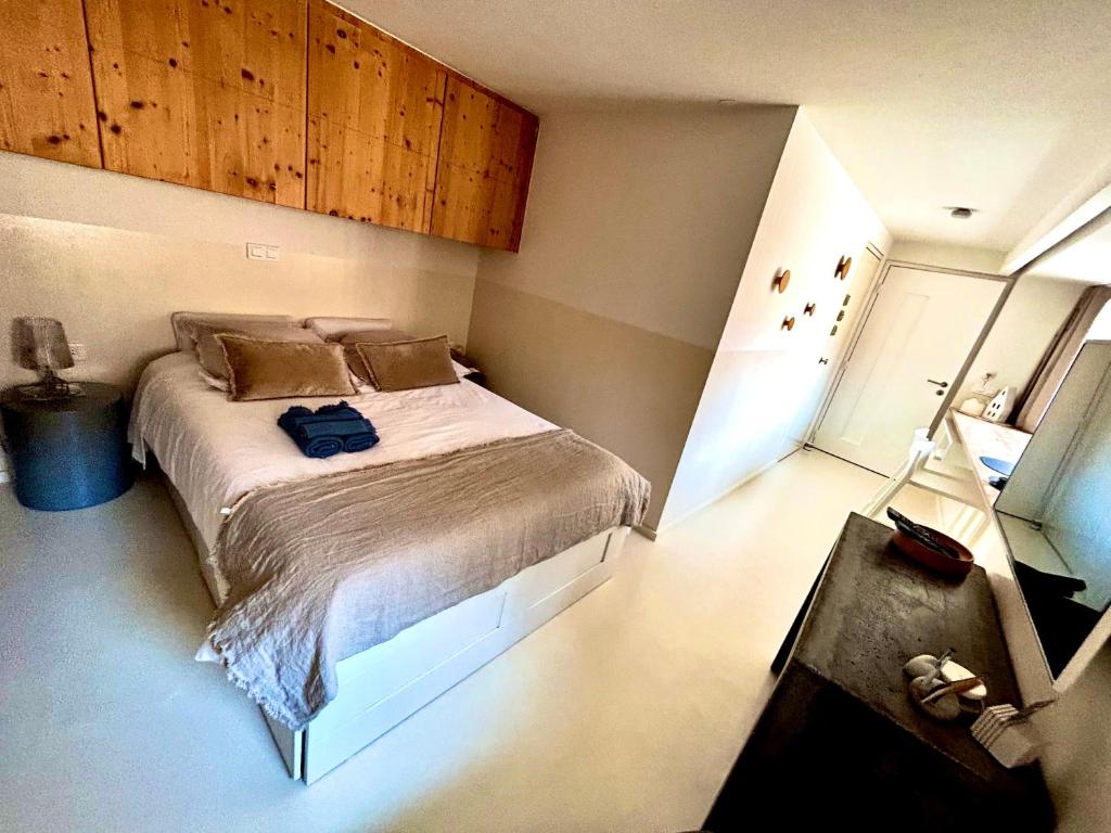 Postel nebo postele na pokoji v ubytování Le4bergheim Chambre d'hôtes