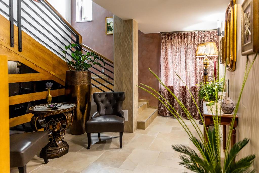 Posezení v ubytování Mokka House Panzió