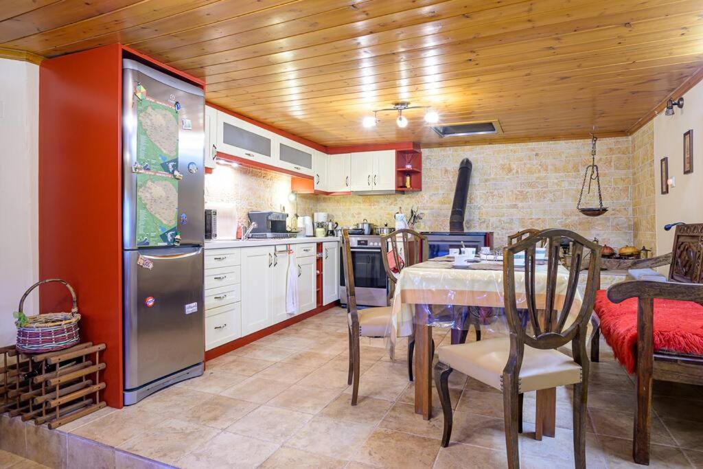 Kuchyň nebo kuchyňský kout v ubytování Clio's Stone House