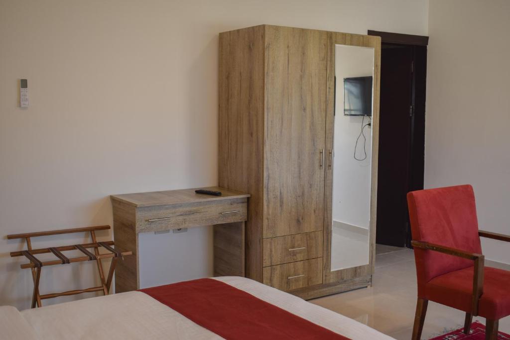 Postel nebo postele na pokoji v ubytování Twilight Hotel Petra