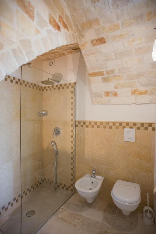 Koupelna v ubytování Romantic Trulli