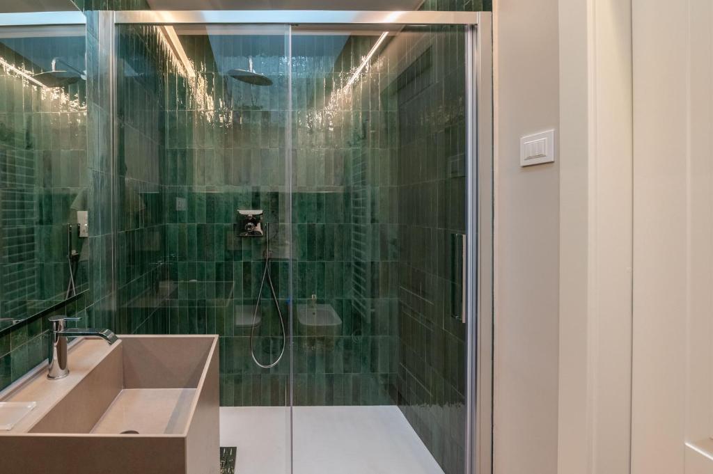Koupelna v ubytování Grand Hotel Torre Fara