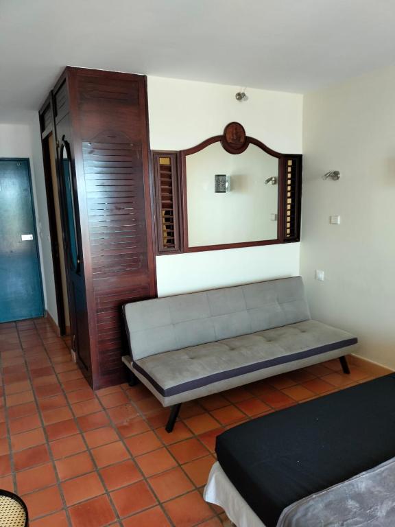 Postel nebo postele na pokoji v ubytování Appartements vue mer - Résidence de la baie - Tartane