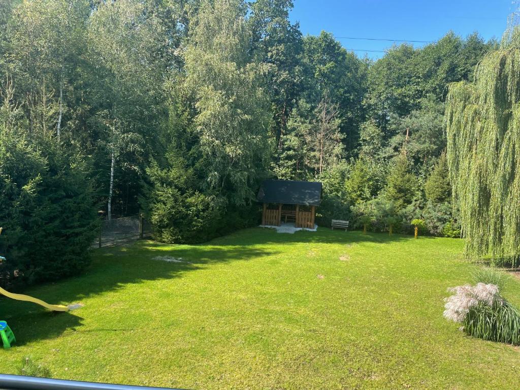 Zahrada ubytování Zakątek przy lesie