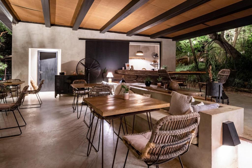 Posezení v ubytování Tava Glamping Cerro