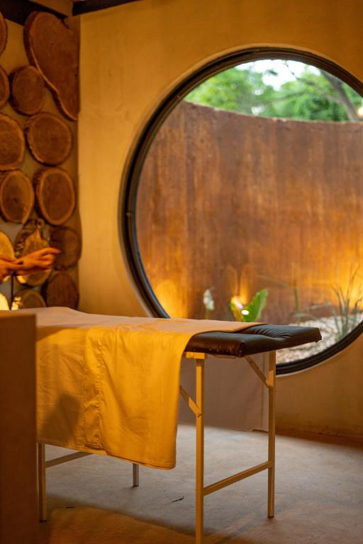 Posezení v ubytování Tava Glamping Cerro