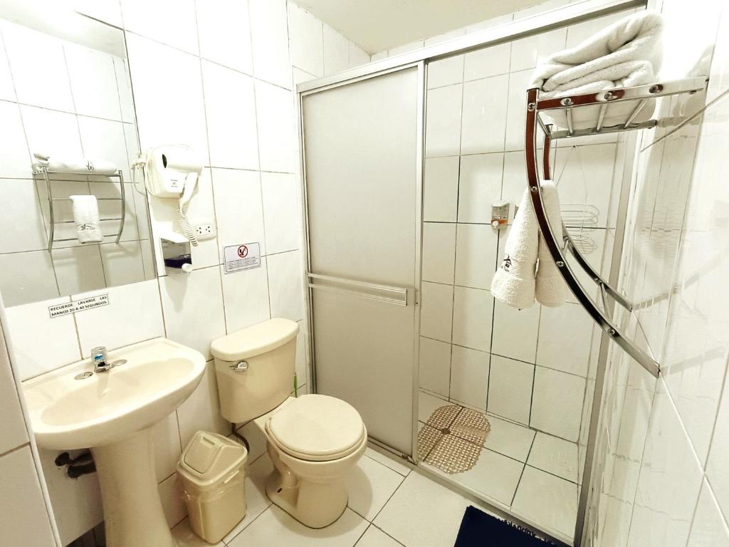 Koupelna v ubytování La Posada del Viajero