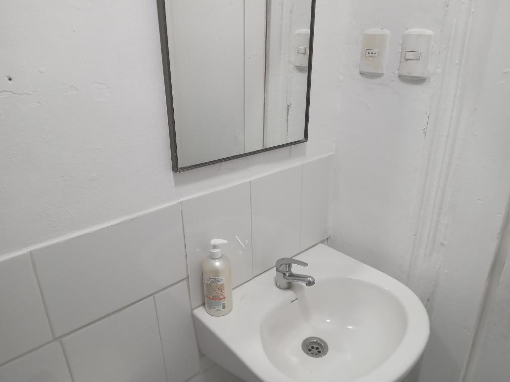 Koupelna v ubytování Hostal 4 Estaciones