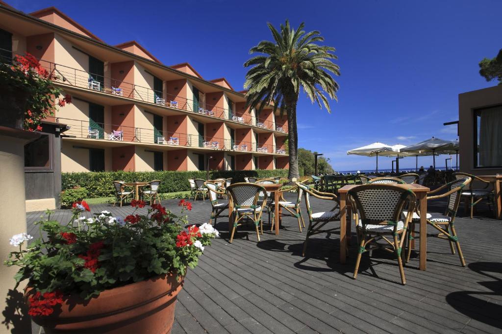 Balkón nebo terasa v ubytování Hotel Desiree