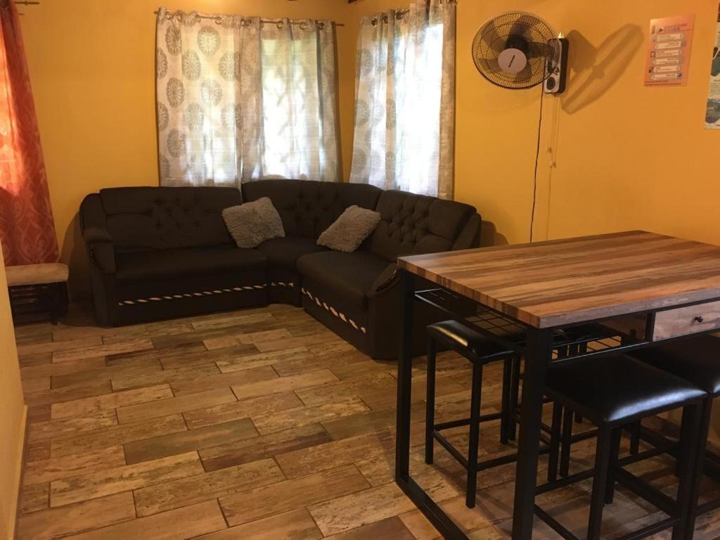 Posezení v ubytování La Cabaña de Bella