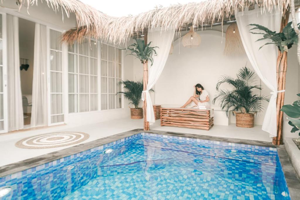 Bazén v ubytování Demoska Villa Jogja With Privatepool nebo v jeho okolí