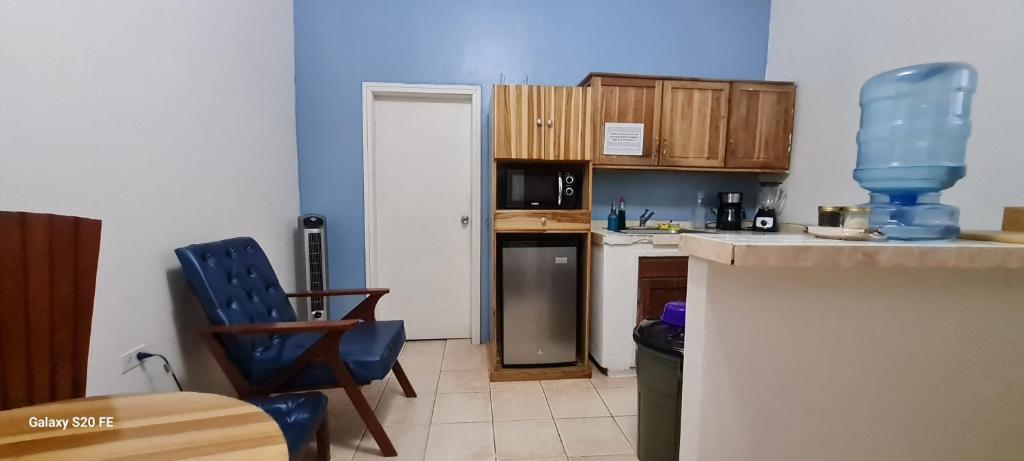 Kuchyň nebo kuchyňský kout v ubytování Apart Eco Estudio Joocah