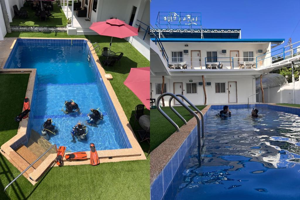 Bazén v ubytování Lucky Tito PG Dive Resort nebo v jeho okolí