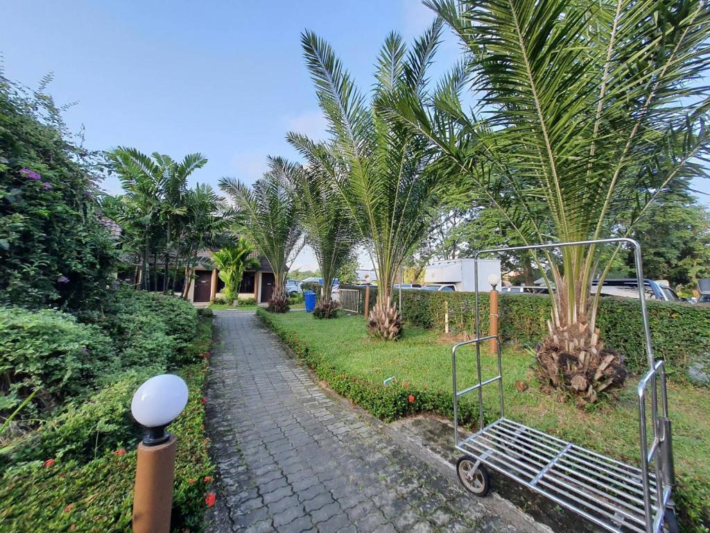 Zahrada ubytování โรงแรม อมรอินน์ รีสอร์ท