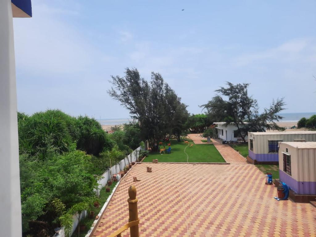 a view from the roof of a building at Sea Wave Beach Resort in Tajpur