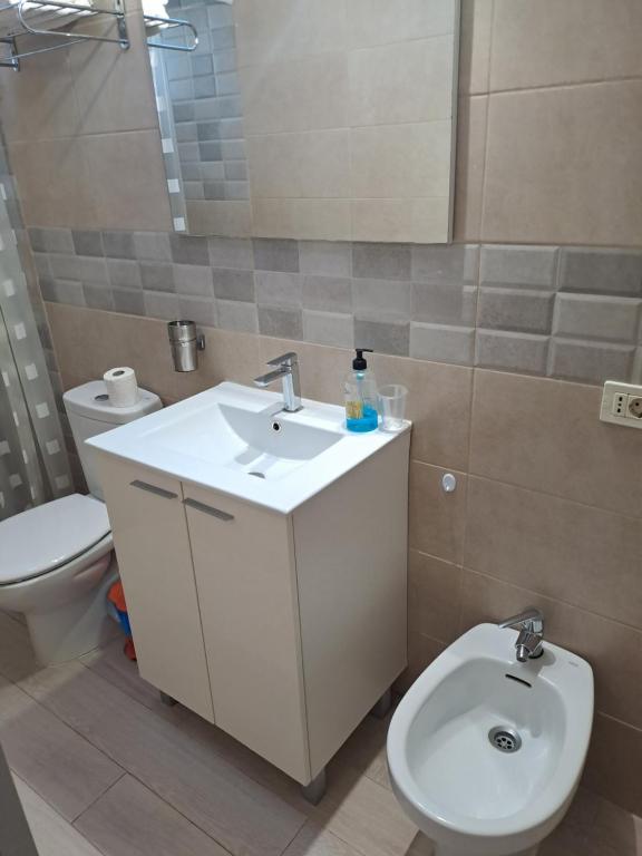 Koupelna v ubytování Casa Tavio 3