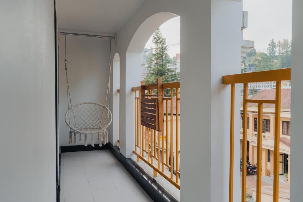 Balkón nebo terasa v ubytování May Casa