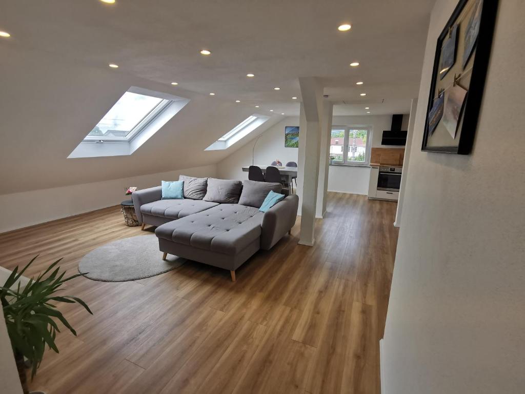 Posezení v ubytování Ferienwohnung Rein