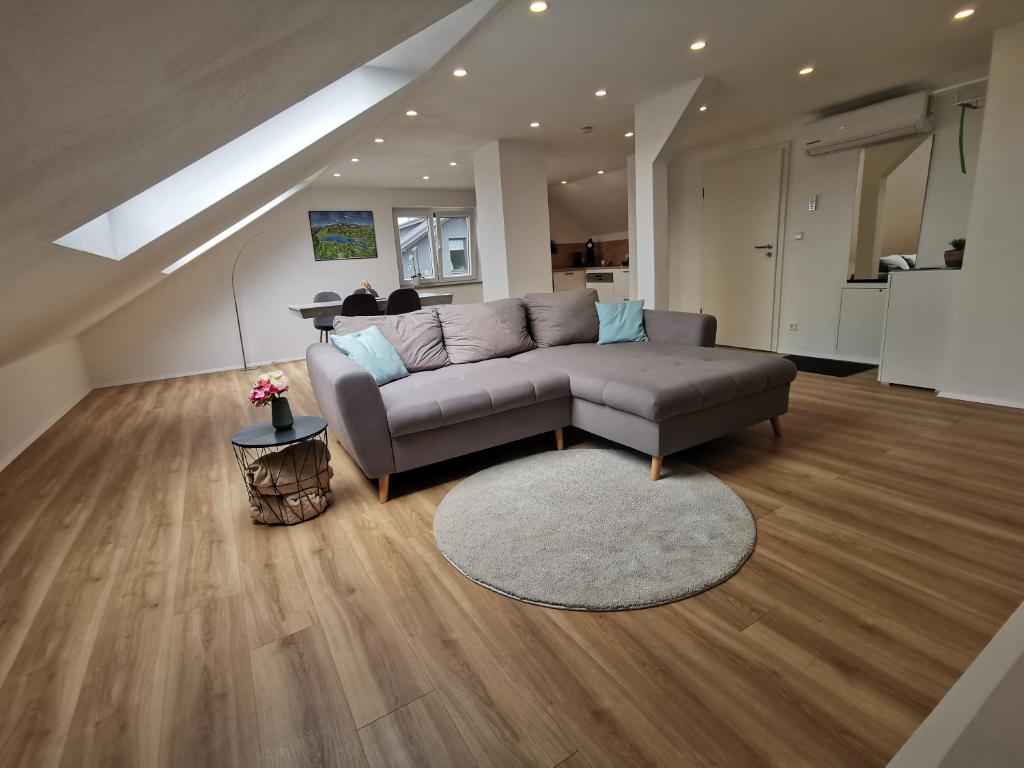 Posezení v ubytování Ferienwohnung Rein