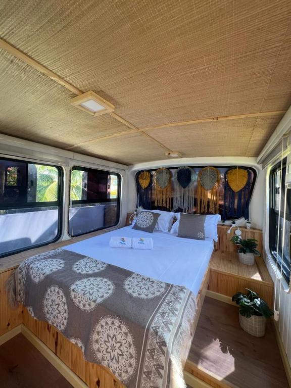 Postel nebo postele na pokoji v ubytování MAKTUB PREA HOSTEL