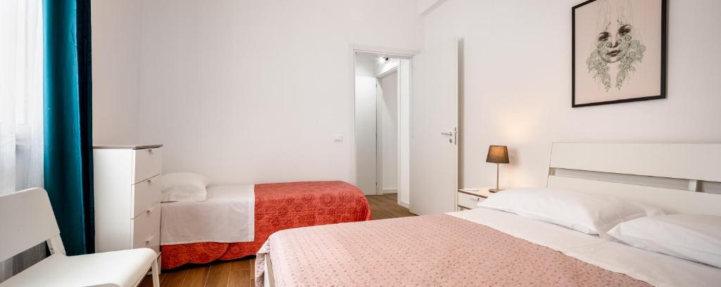 Posteľ alebo postele v izbe v ubytovaní Arricàmpati Villa & Bringo Car Rental