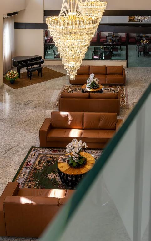 Posezení v ubytování Hotel Dan Inn Uberlandia By Nacional Inn