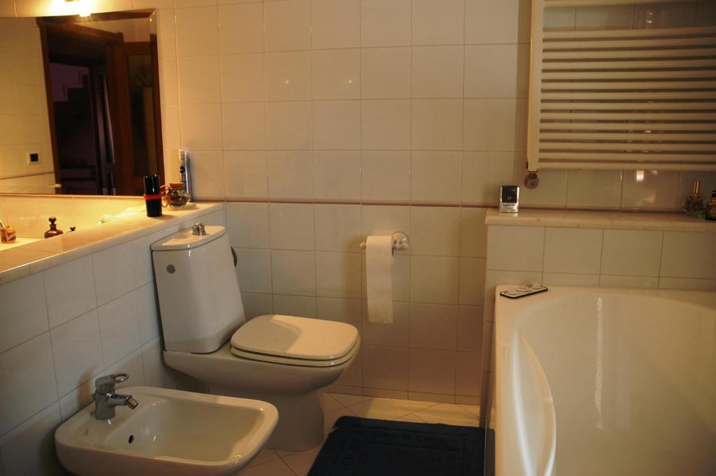 Koupelna v ubytování Liana Guest House