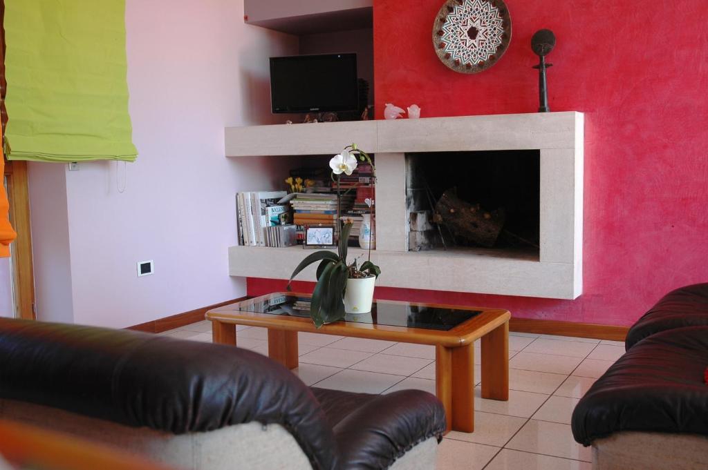 Posezení v ubytování Liana Guest House