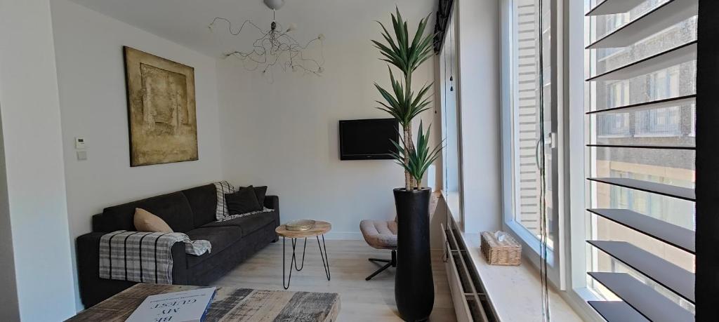 Posezení v ubytování Centrum luxe appartement Ost 2 plus 2