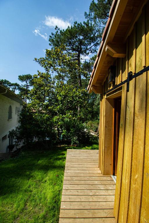 Zahrada ubytování Cabane forêt proche plage
