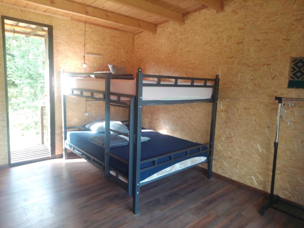 Postel nebo postele na pokoji v ubytování Camping Eagle Canyon