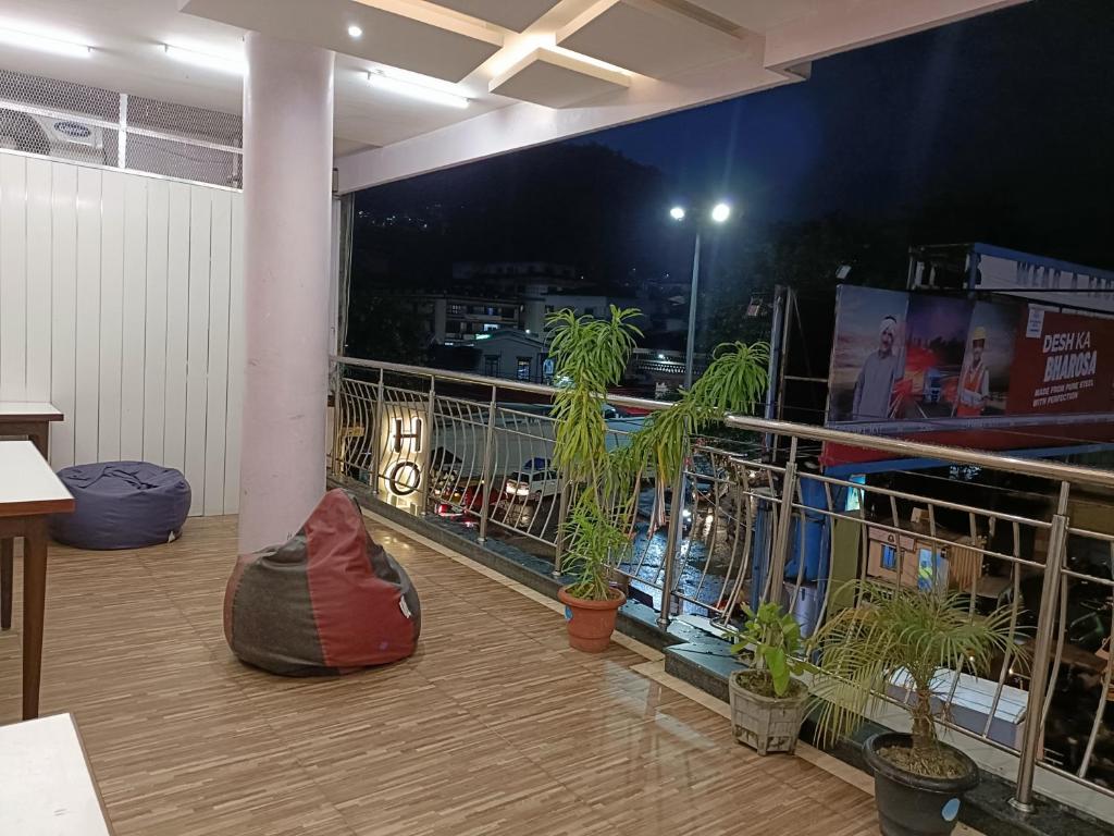 Balcone o terrazza di Hotel Satyam