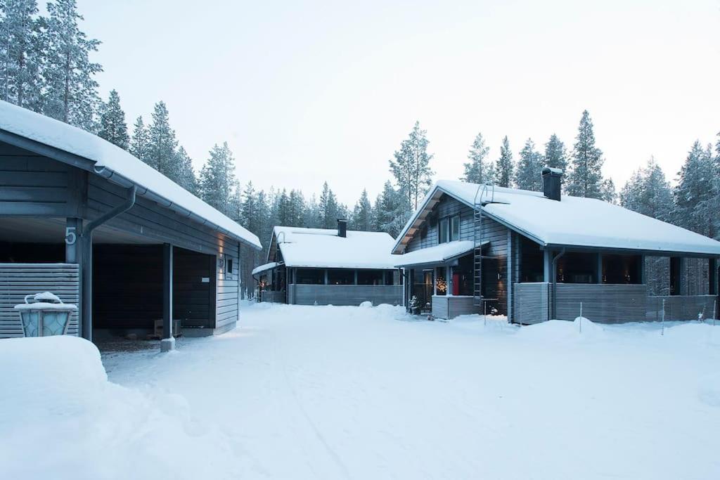 Charming log house - Lumous B - Pyhätunturi - Finland v zimě