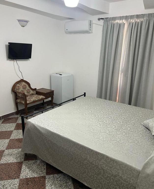 Postel nebo postele na pokoji v ubytování La matrice