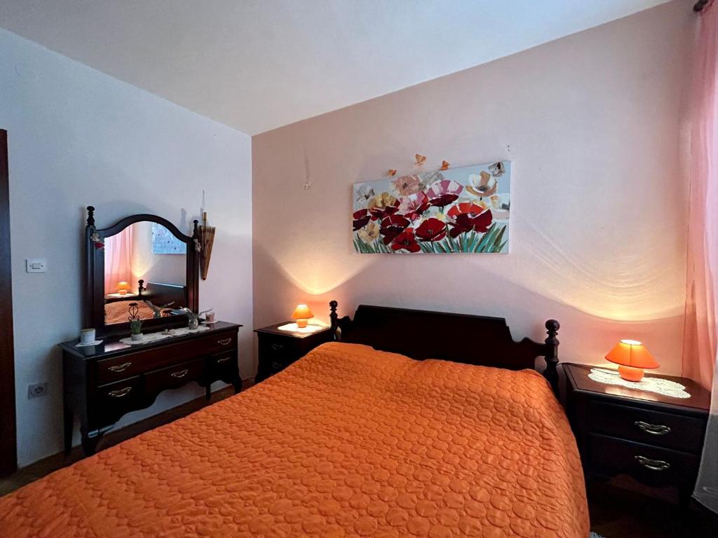 Cama ou camas em um quarto em Apartments Korta