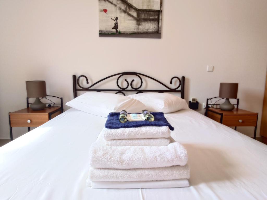 Postel nebo postele na pokoji v ubytování Iris Apartments Ithaca
