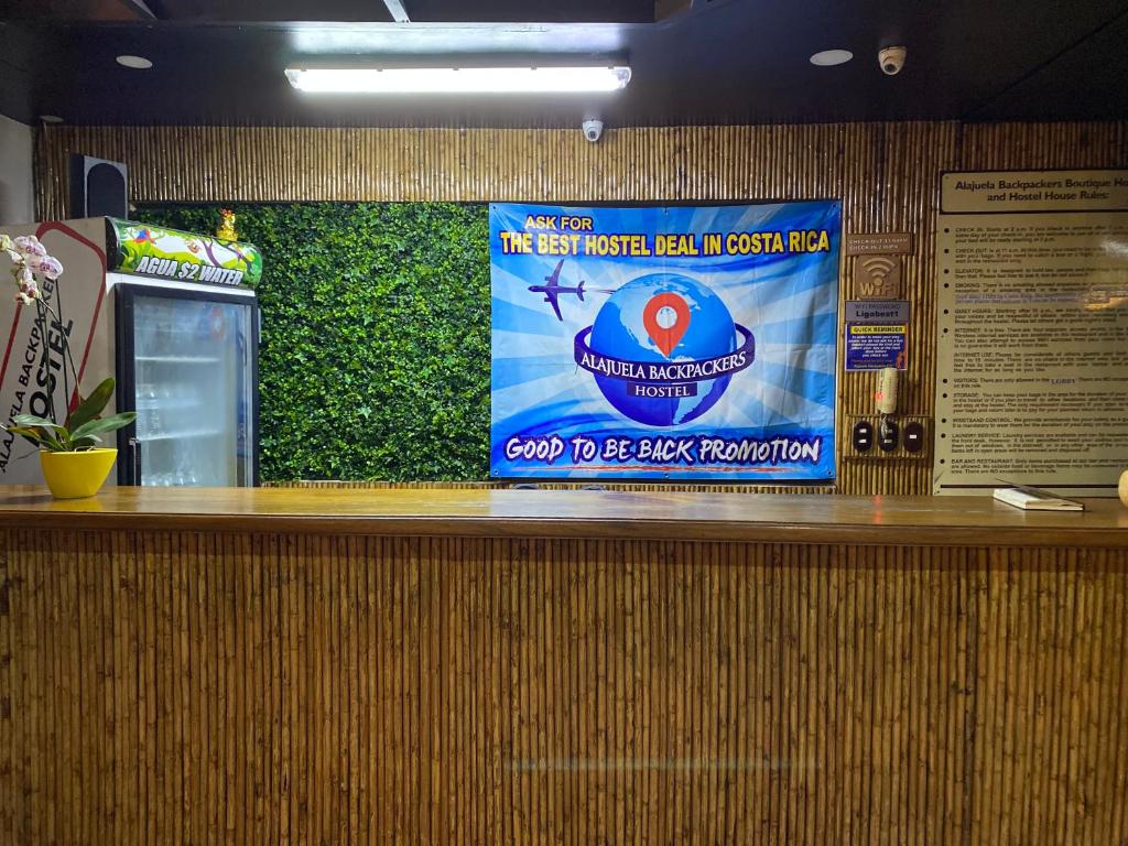 Certifikát, hodnocení, plakát nebo jiný dokument vystavený v ubytování Alajuela Backpackers Airport Hostel