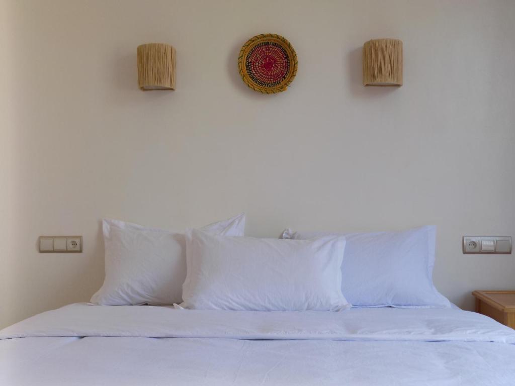 Postel nebo postele na pokoji v ubytování Auberge golden wave imsouane