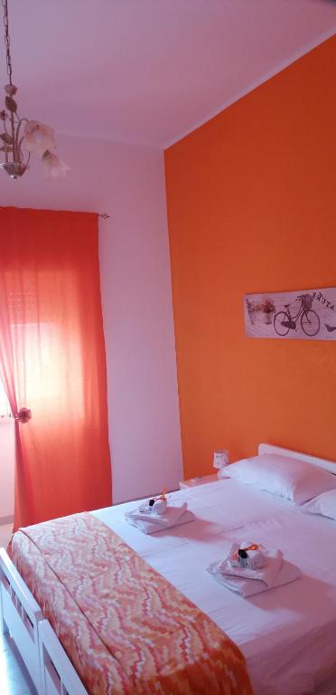 Postel nebo postele na pokoji v ubytování Il sole