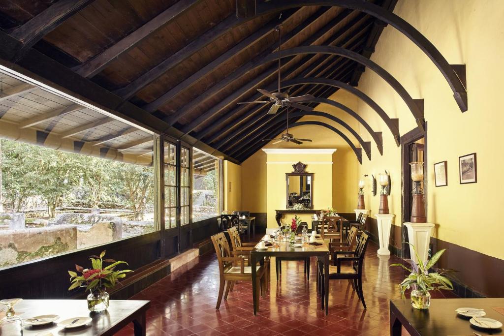 Restaurace v ubytování Hacienda Uayamon
